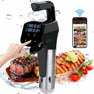 지손 1800W 신형 수비드 쿠커 LCD 터치 이머전 서큘레이터 정밀 조리 IPX7 방수 진공 쿠커 (빠른 가열 기능 포함)
