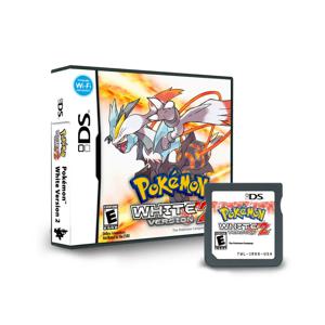 미국 포켓몬 블랙 앤 화이트 1 2 결합 카드 박스 포함 DS 포켓몬 게임 카드 (ds nds 3ds용) 설명서 없음