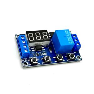 DC 6-30V 타이머 릴레이 프로그래밍 가능 지연 릴레이 모듈 LED 디스플레이가 있는 사이클 타이머 6V 9V 12V 24V 지원 마이크로 USB