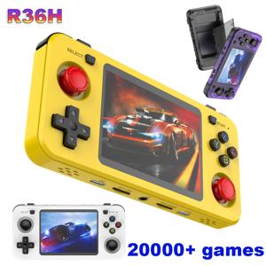 R36H ARKOS 레트로 휴대용 게임기 64G 128G 포켓 비디오 플레이어 3.5인치 IPS 화면 R36S 풍경 어린이 선물