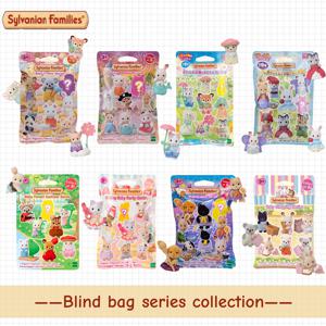 특별 제공 실바니안 패밀리 시리즈 블라인드 백 카와이 키드 Calico Critters Ternurines 피규어 애니메이션 미니 아기 인형 소녀 선물