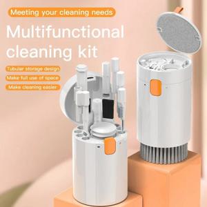 20-in-1/32-in-1 멀티 클리닝 키트 키보드 브러쉬 이어폰 펜 스크린 스프레이 키캡 풀러 세트 (휴대폰, 노트북, 에어팟, 컴퓨터용)