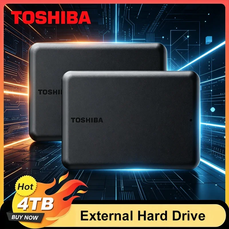 도시바 A5 휴대용 외장 하드 드라이브 4TB USB3.2 경량 PHDD 태블릿 PS5 노트북 데스크탑 컴퓨터용