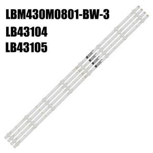 LED 백라이트 스트립 8램프 43인치 TV 43PUS6162 43PUS6412 LBM430M0801-BW-3 TPT430U3-EQYSHM.G TPT430H3-QVN01.U LB43104 LBM430M0801-EU-1