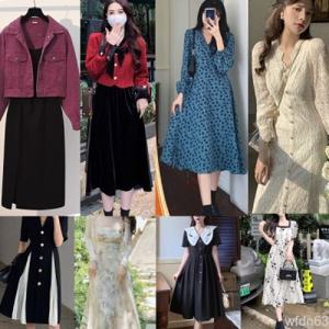 S 빅사이즈여성의류 롱원피스 봄가을원피스 여름원피스 여성의류 빅사이즈 롱치마 세일
