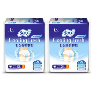 쏘피 쿨링프레쉬 안심숙면팬티 입는오버나이트 XL 7P x 2개