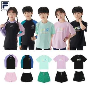 (신세계천안아산점)특가할인휠라키즈 반팔 반바지 래쉬가드 균일가 모음FK2RTG2A04X