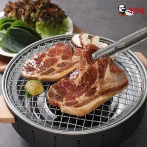 1+1+1 국내산 무보까 한돈양념 왕목살구이 300g x 3팩 과일 수제양념 양면칼집