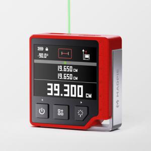 맥파이테크 NEW 3in1 각도 디지털 수평 거리 측정 멀티측정기 QUBE(큐브)