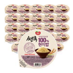 동원 100% 현미밥 195g x 24개