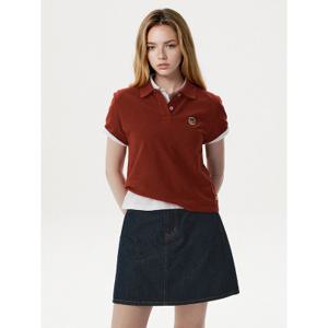 AK수원점 후아유 여성 Steve Crop Collar T-Shirt WHHAG2411F