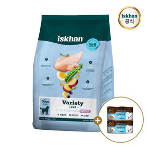 [우리와] 이즈칸 독 버라이어티 다이어트 15kg+(증정)캔 치킨라이스 95g x2