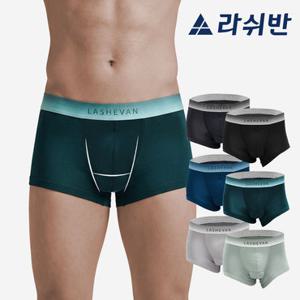 [라쉬반] H분리 나무소재 남성팬티 프리미엄 셀루켓 무브프리 6종
