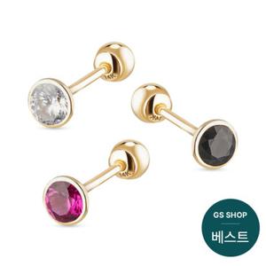 [도로시] 14k 샤인 베젤큐 피어싱(3type)(1개)