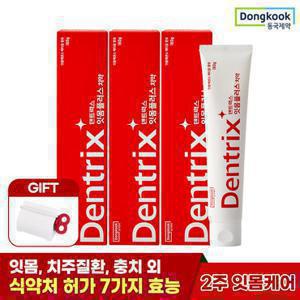 [비밀특가] 동국제약 덴트릭스 잇몸플러스 대용량 치약 160g 3개+치약짜개