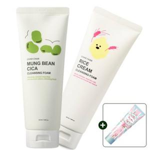 [샤샤] I+I 녹두 시카 & 크림 라이스 클렌징폼 220ml(행사중)