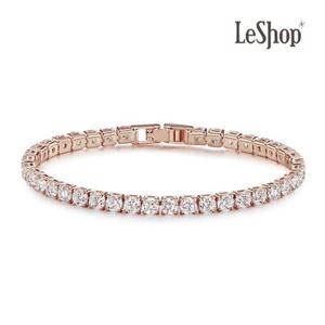 14K 3부 테니스 팔찌(GoldPlated)_LJ0616BRB