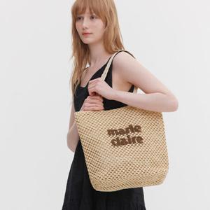 [마리끌레르] [정가49,000원] 베이직 로고 페이퍼 쇼퍼백(MAGBBG07MIV)