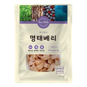 후코홀릭 국내산 강아지 수제간식 명태베리 100g