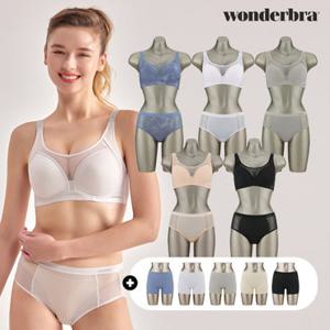 [Wonderbra] 원더브라 제로와이어 브라팬티 15종 세트 WB163_00