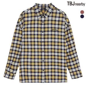[TBJ]여성 코튼 체크셔츠 (T194SH600P).
