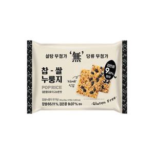메고지고 찹쌀누룽지 쌀과자 POP RICE 스낵 무가당 300g (25g 12개입) 5팩