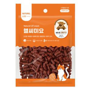 헬씨미요 고양이 간식 져키 비프& 오메가3 100g