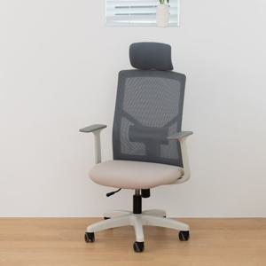 동서가구 프랭크 메쉬 헤드레스트 의자 (화이트 프레임) DF917805