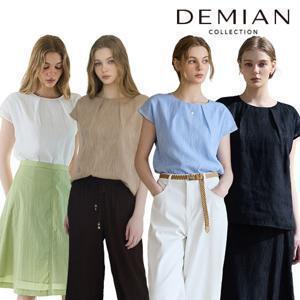 [런칭가 69,900원][데미안(DEMIAN)] 26SS DEAR ME(디어미) 썸머 후로킹 블라우스 4종