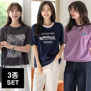 ★베스트3종세트★[키첼] 26SS 여성 인기 반팔티셔츠 SET