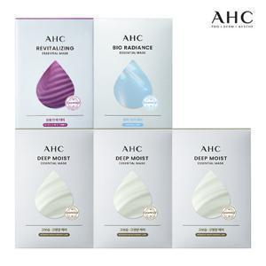 [홈앤쇼핑 단독] AHC 1등 마스크팩  에센셜 내추럴 시트 마스크 50장 패키지 (탄력+미백)