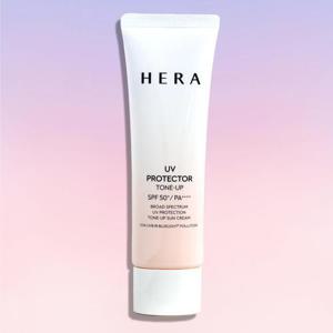헤라 UV프로텍터 톤업 선크림 SPF50+/PA++++ 50ml 파데프리