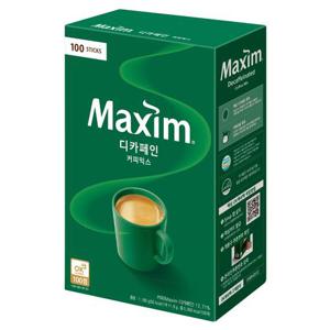 동서 맥심 디카페인 커피믹스 100T_