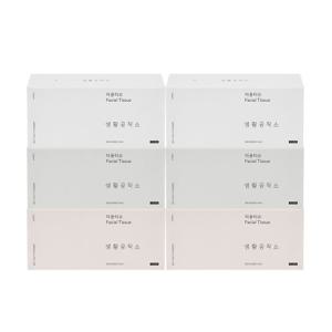 [생활공작소] 미용 각티슈 (220매x3팩) x 2개