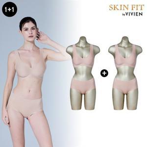 비비안 [멤버십] [1+1] 비비안 컴포트 심리스 브라팬티 2세트