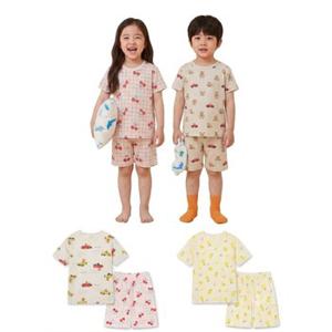 탑텐키즈 여름 대표 상품 마지막 할인 [쿄니] 뱀부 라운지세트 (반소매) MKG2UI3002