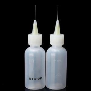 디스펜서용 50ML 플라스틱 액체 알코올 병, 휴대폰 PCB 청소 용접 수리 도구용 로진 솔더 플럭스 페이스트