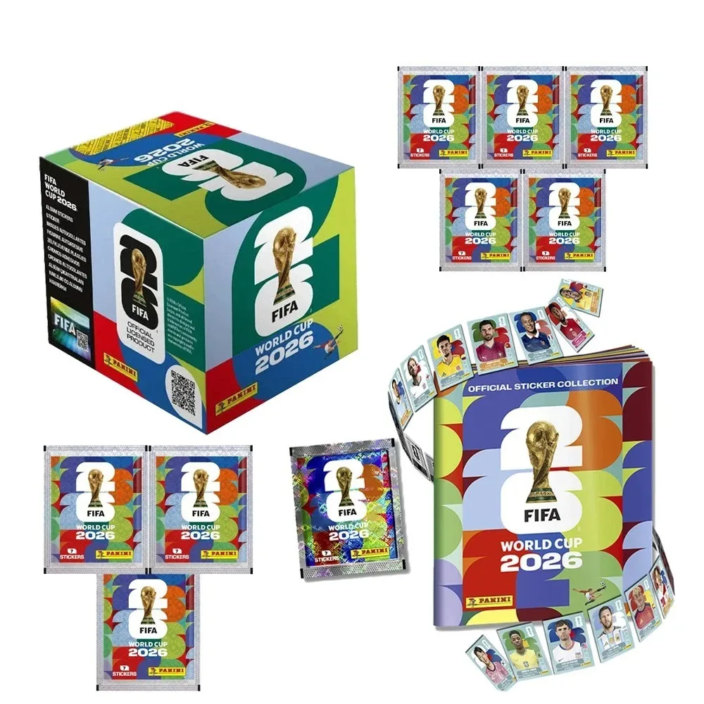 2026년 FIFA 월드컵 오리지널 파니니 스티커, 국제판, 레어 컬렉션, 축구 팬 기념품, 완벽한 선물