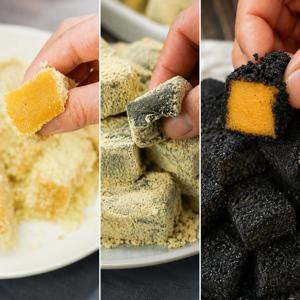 3종 모둠 인절미 600g (흑임자·카스테라호박·쑥)