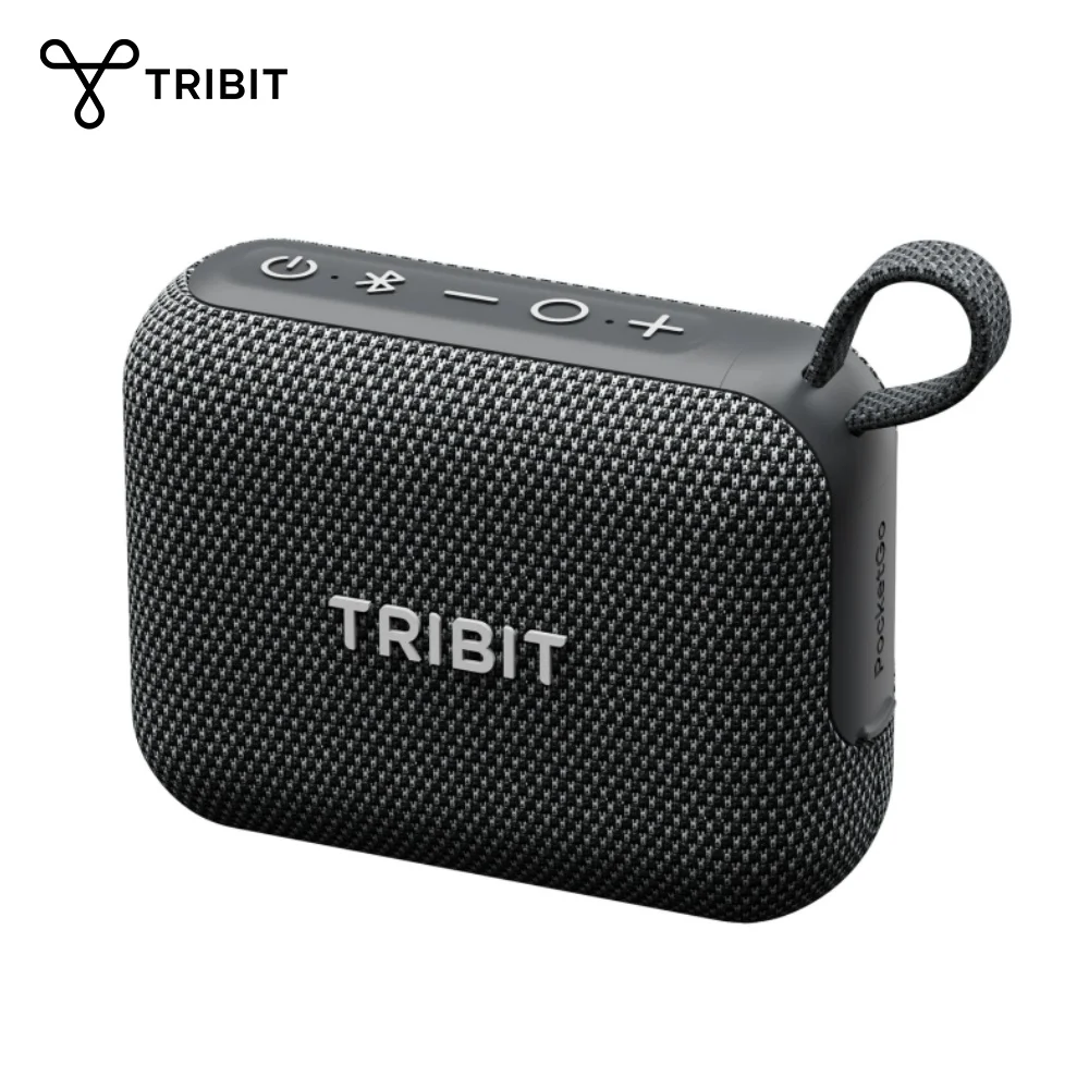 Tribit PocketGo 휴대용 블루투스 스피커 IP68 방수 BT6.0 야외 수영장 파티 캠핑 여행을 위한 내장 마이크 TWS APP EQ