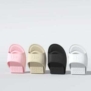여행용 접이식 슬리퍼, 휴대용 미끄럼 방지 부드러운 밑창 욕실 샤워 샌들 - 여성용 경량 오픈토 플립플랍