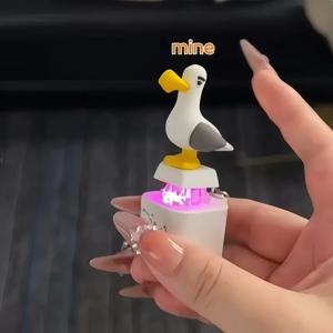 마인 시걸 키캡 키체인 야광 사운드 스트레스 해소 크리에이티브 피젯 토이 휴대용 전자 펜던트 성인용