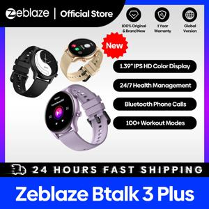 Zeblaze Btalk 3 플러스 음성 통화 스마트 워치, 1.39 인치 대형 HD 컬러 디스플레이, 남녀공용 피트니스 추적 스마트워치, 신제품