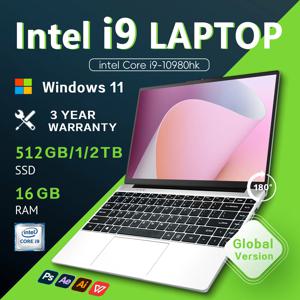 코어 i9 노트북 윈도우 11 프로 인텔 코어 i9 10980HK 16GB 램 1/2TB SSD 게이밍 노트북 1920*1080 사무용 노트북