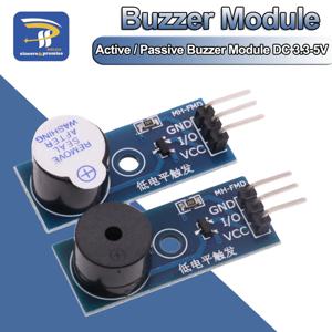 Arduino 스마트 카 DIY 키트 용 고품질 액티브/패시브 버저 모듈 DC 3.3-5V 로우 레벨 트리거 제어 보드 사운드 센서