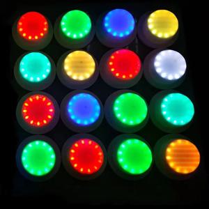 5050SMD 원격 제어 충전식 RGBW 라이트베이스, LED 모듈 행잉 가구 무드 조명 강화제 언더테이블