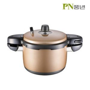 풍년 블랙펄 컬러 압력솥 샴페인골드 6인용 압력밥솥