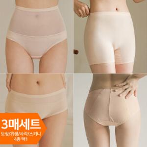 엘라운지 여성 팬티 3매세트 4종 택1 (보정/스키니/사각/위생)