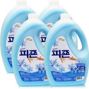 피죤 비앙카 3100ml x 4개~특가 대용량 섬유유연제