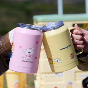 짱구는못말려 자이언트 스텐머그 950ml 대용량 보온보냉 스테인레스 스텐컵 편리한세척